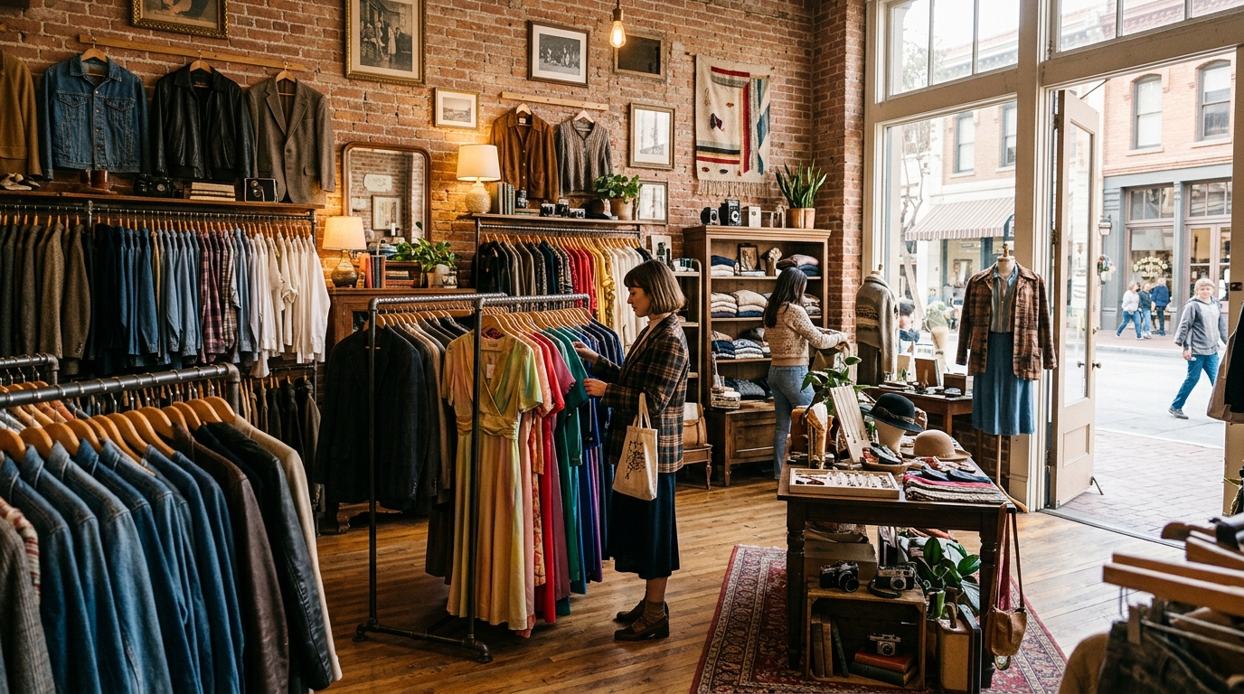 Vintage clothing boutique in Old Pasadena